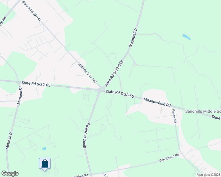 map of restaurants, bars, coffee shops, grocery stores, and more near 822 Meadowfield Road in Gaston