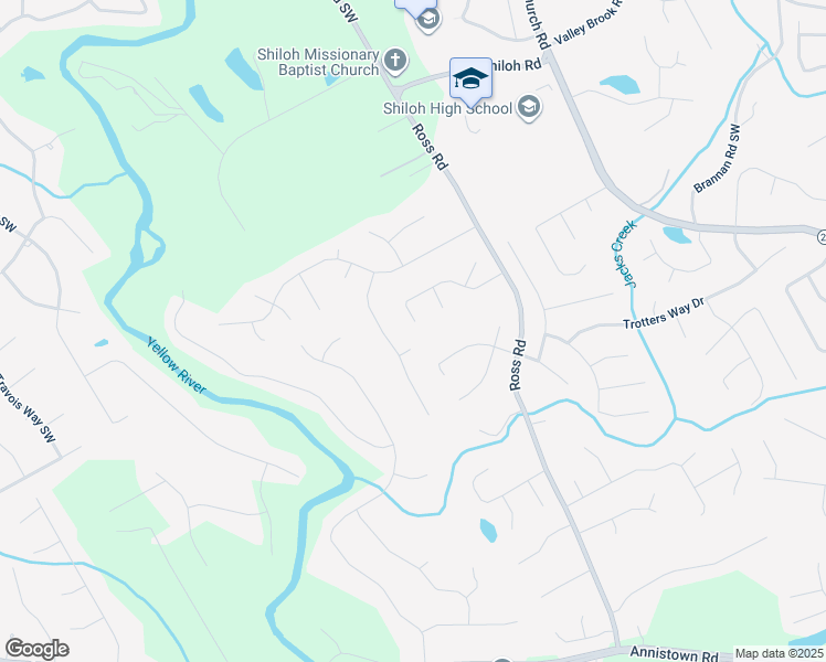 map of restaurants, bars, coffee shops, grocery stores, and more near 4595 Riders Ridge Trail in Snellville