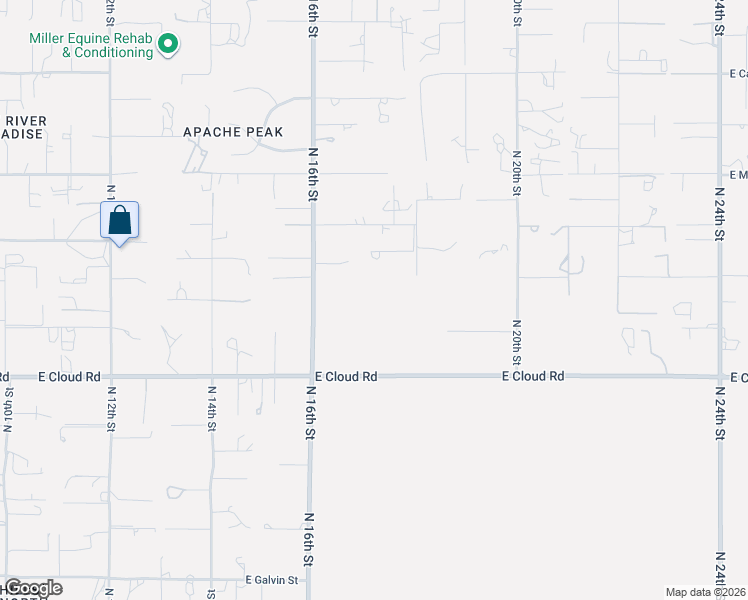 map of restaurants, bars, coffee shops, grocery stores, and more near 36628 North 18th Street in Phoenix