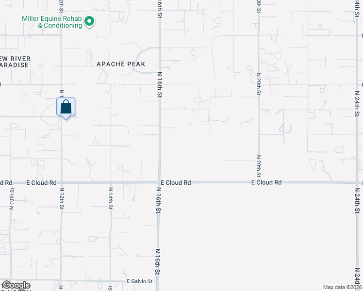 map of restaurants, bars, coffee shops, grocery stores, and more near 36628 North 18th Street in Phoenix