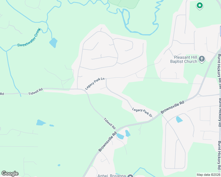 map of restaurants, bars, coffee shops, grocery stores, and more near 440 Legacy Park Drive in Powder Springs