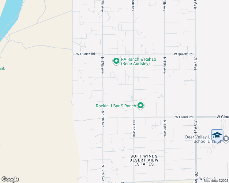 map of restaurants, bars, coffee shops, grocery stores, and more near 36406 North 15th Lane in Phoenix