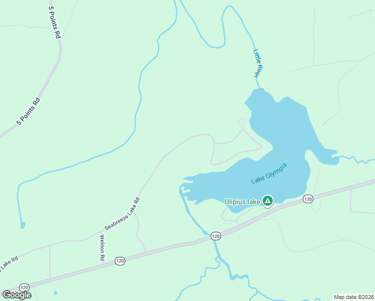 map of restaurants, bars, coffee shops, grocery stores, and more near 735 Sea Breeze Lake Road in Buchanan