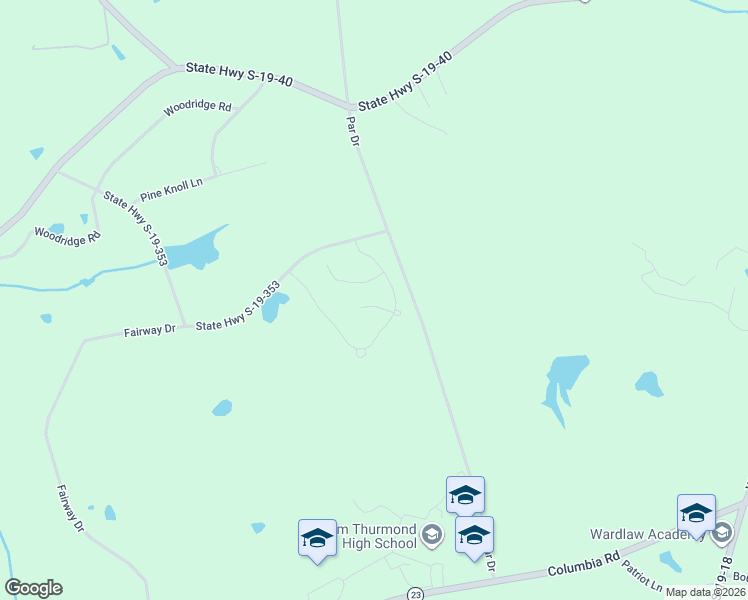 map of restaurants, bars, coffee shops, grocery stores, and more near 93 Orchard Circle in Edgefield