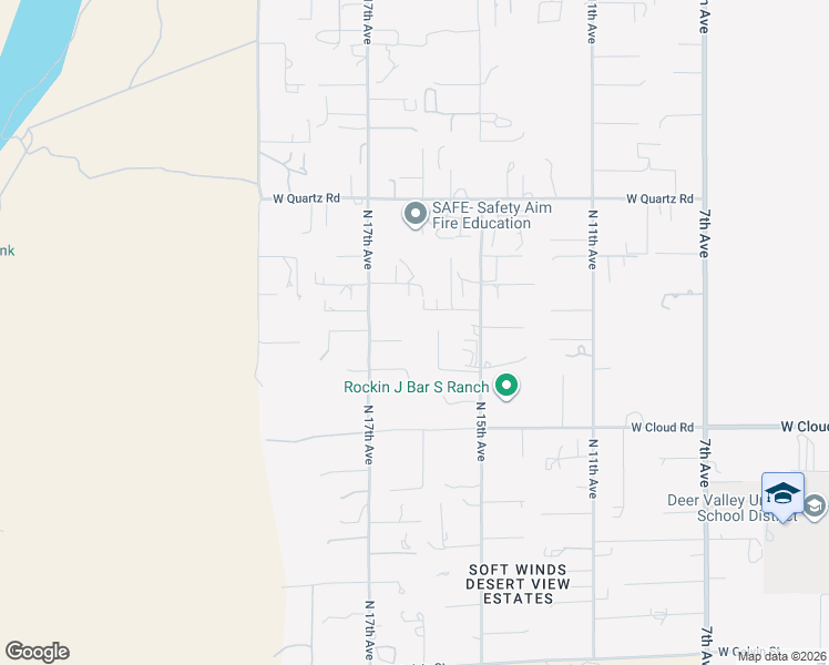 map of restaurants, bars, coffee shops, grocery stores, and more near 36406 North 15th Lane in Phoenix