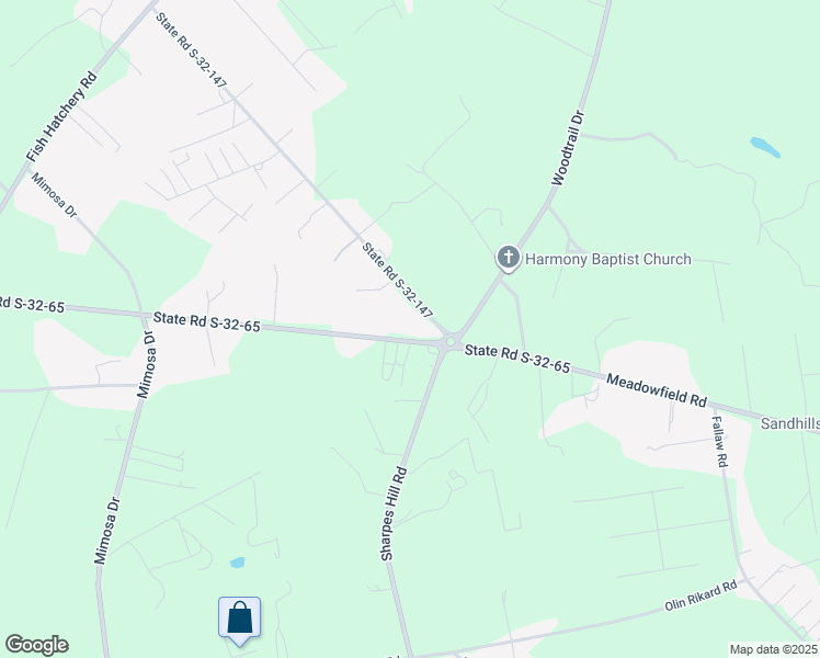 map of restaurants, bars, coffee shops, grocery stores, and more near 857 Meadowfield Road in Gaston