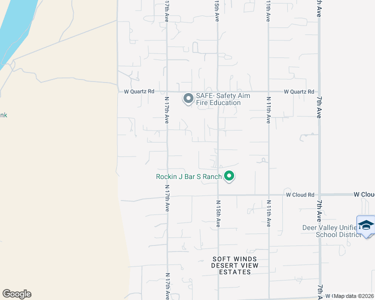 map of restaurants, bars, coffee shops, grocery stores, and more near 36406 North 15th Lane in Phoenix