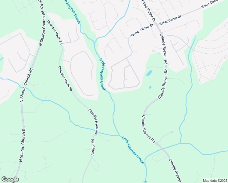 map of restaurants, bars, coffee shops, grocery stores, and more near 203 Towler Shoals Drive in Loganville