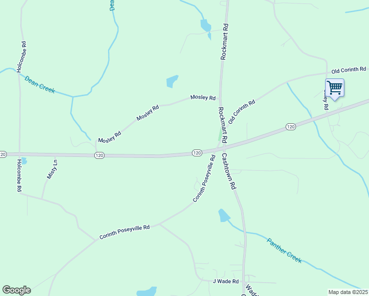 map of restaurants, bars, coffee shops, grocery stores, and more near 6954 Georgia 120 in Bremen