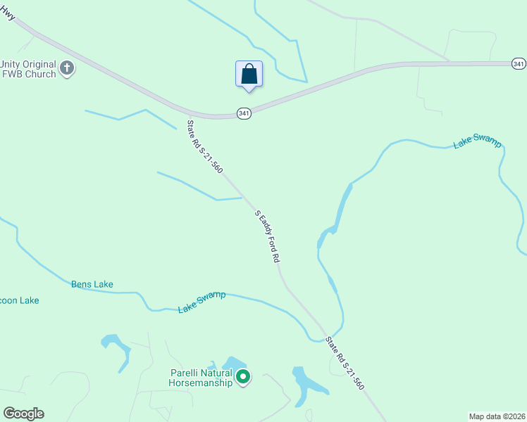 map of restaurants, bars, coffee shops, grocery stores, and more near 220 S Eaddy Ford Rd in Johnsonville