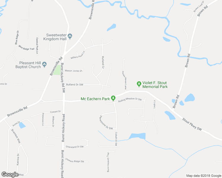 map of restaurants, bars, coffee shops, grocery stores, and more near 5633 Rutland Drive in Powder Springs