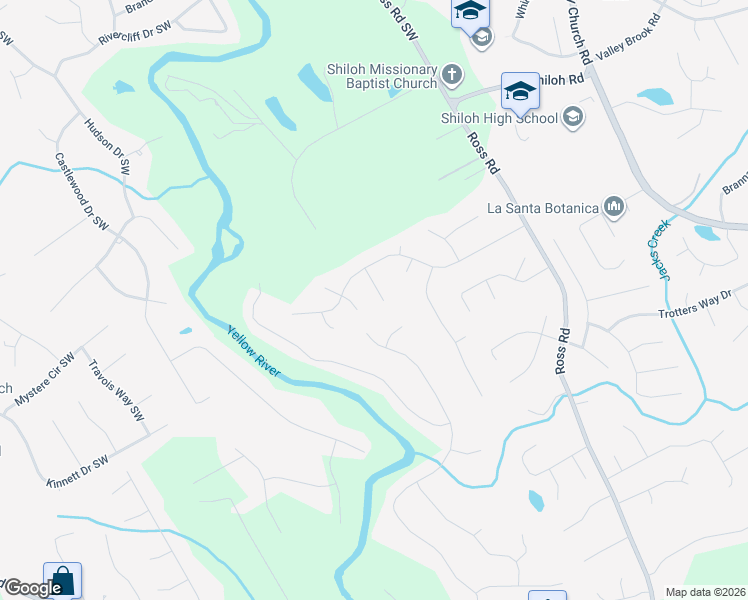 map of restaurants, bars, coffee shops, grocery stores, and more near 2630 5 Star Court in Snellville