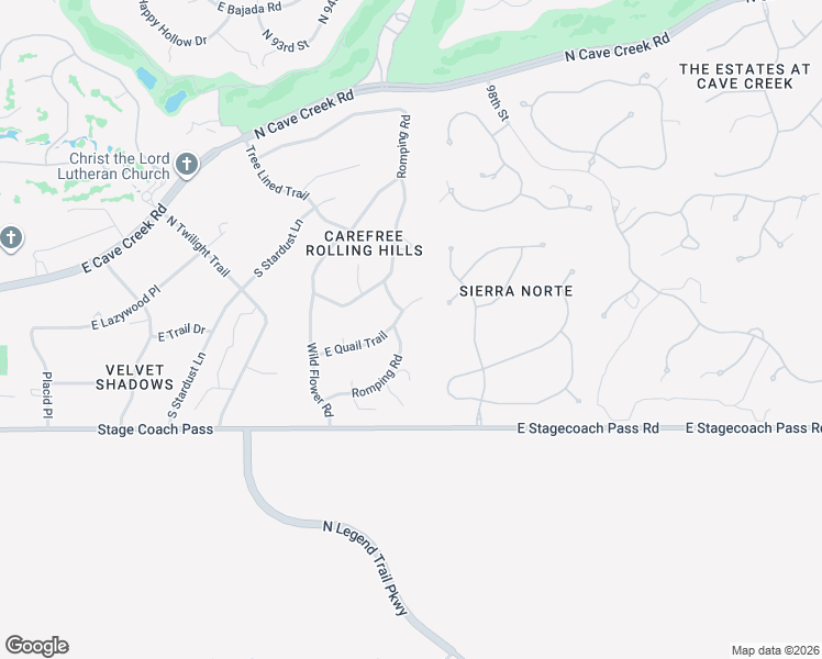 map of restaurants, bars, coffee shops, grocery stores, and more near 9533 East Quail Trail in Carefree
