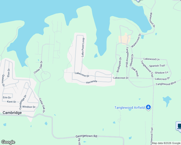 map of restaurants, bars, coffee shops, grocery stores, and more near 30 Hideaway Court in Pottsboro