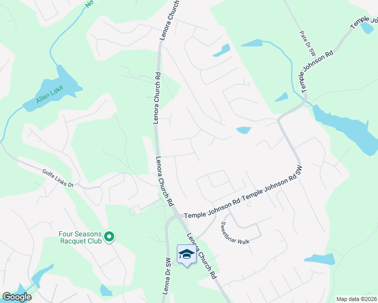map of restaurants, bars, coffee shops, grocery stores, and more near 2903 Sagemont Place in Snellville