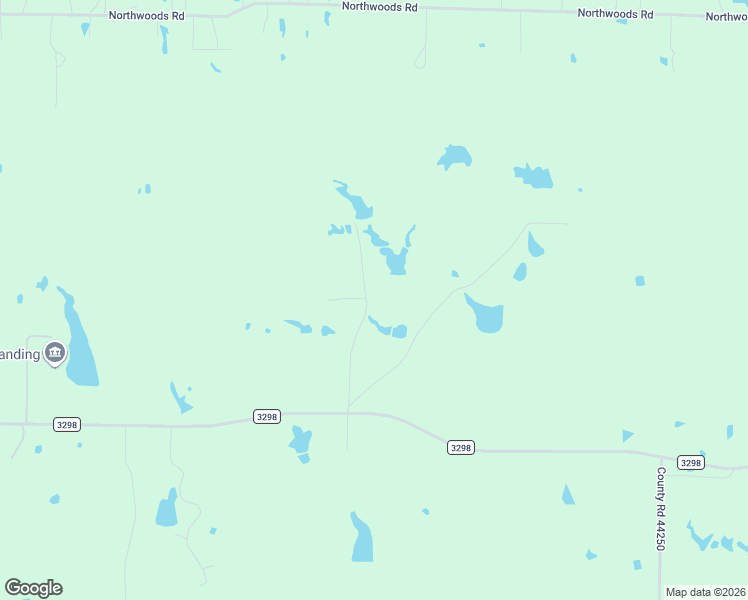 map of restaurants, bars, coffee shops, grocery stores, and more near 276 County Road 44120 in Powderly