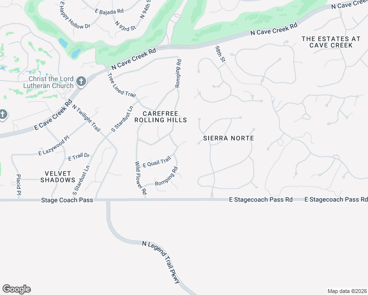 map of restaurants, bars, coffee shops, grocery stores, and more near 9533 East Quail Trail in Carefree