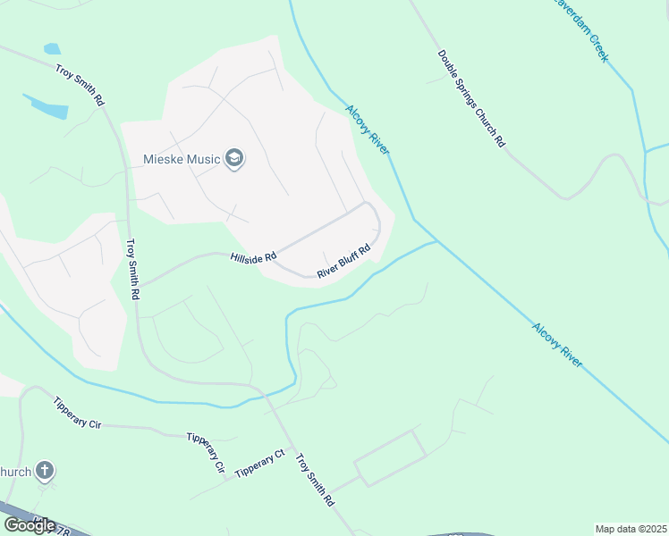 map of restaurants, bars, coffee shops, grocery stores, and more near 1830 River Bluff Road in Monroe