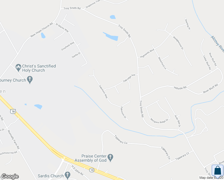 map of restaurants, bars, coffee shops, grocery stores, and more near 2140 Oakridge Avenue in Monroe