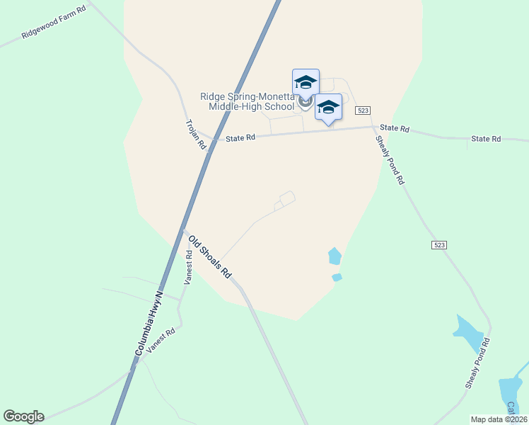 map of restaurants, bars, coffee shops, grocery stores, and more near 347 Old Lane in Monetta
