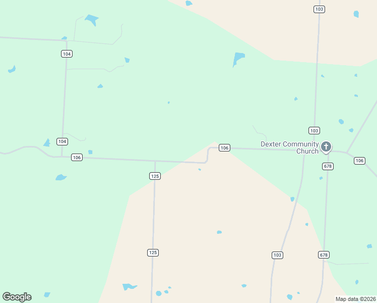 map of restaurants, bars, coffee shops, grocery stores, and more near 5514 County Road 106 in Whitesboro