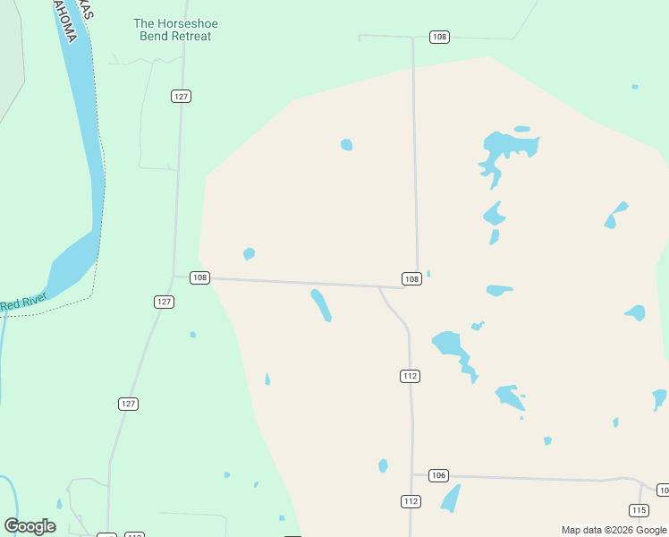 map of restaurants, bars, coffee shops, grocery stores, and more near 497 County Road 108 in Whitesboro