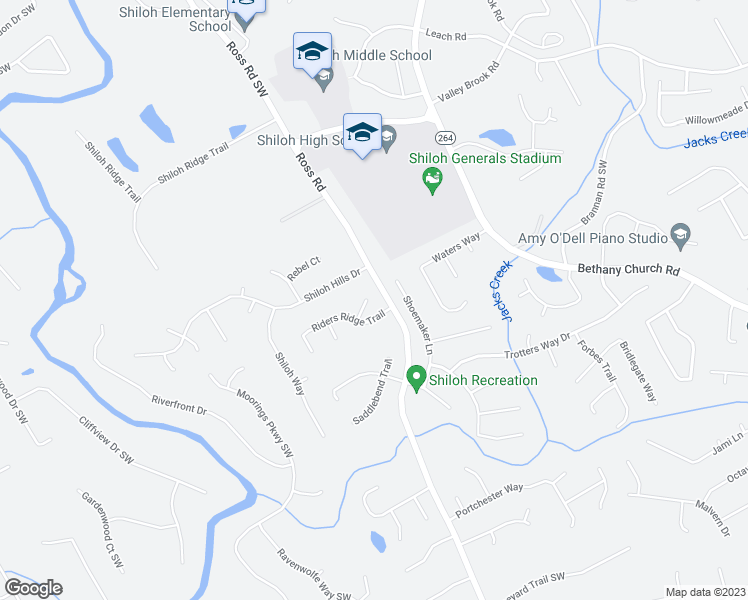 map of restaurants, bars, coffee shops, grocery stores, and more near 2718 English Saddle Court in Snellville