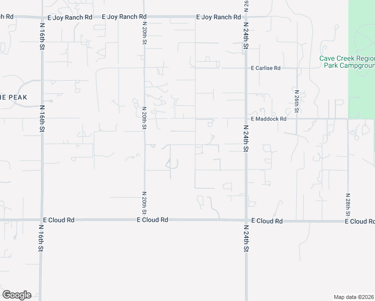 map of restaurants, bars, coffee shops, grocery stores, and more near 36648 North 22nd Street in Phoenix