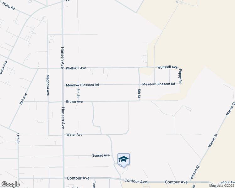map of restaurants, bars, coffee shops, grocery stores, and more near 31665 Meadow Blossom Road in Nuevo