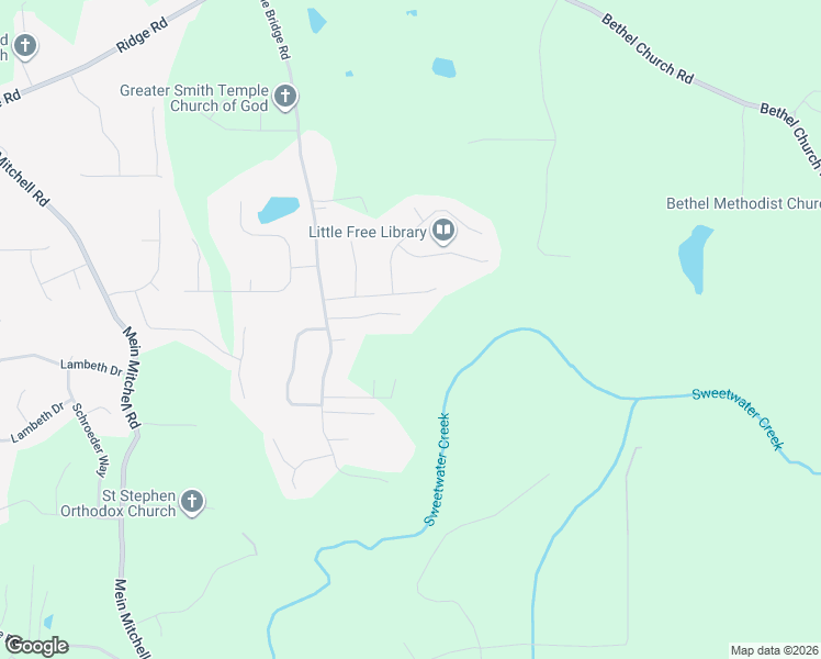 map of restaurants, bars, coffee shops, grocery stores, and more near 174 Poole Bend in Hiram
