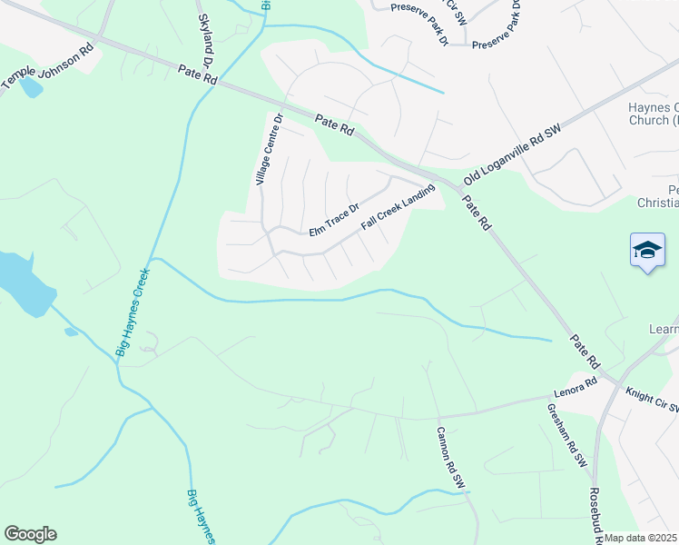 map of restaurants, bars, coffee shops, grocery stores, and more near 3956 Willow Fields Lane in Loganville