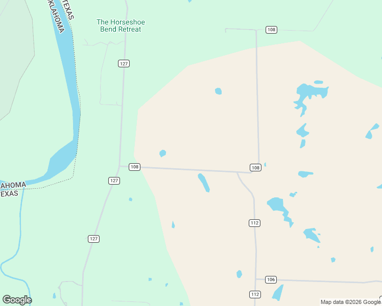 map of restaurants, bars, coffee shops, grocery stores, and more near 497 County Road 108 in Whitesboro