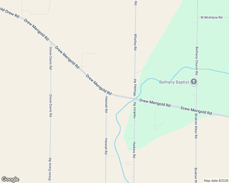 map of restaurants, bars, coffee shops, grocery stores, and more near 95 Drew Merigold Road in Merigold