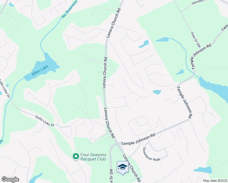 map of restaurants, bars, coffee shops, grocery stores, and more near 3512 Sagewood Court in Snellville