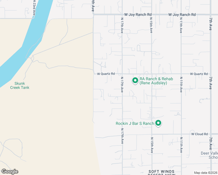 map of restaurants, bars, coffee shops, grocery stores, and more near 1739 West Maddock Road in Phoenix