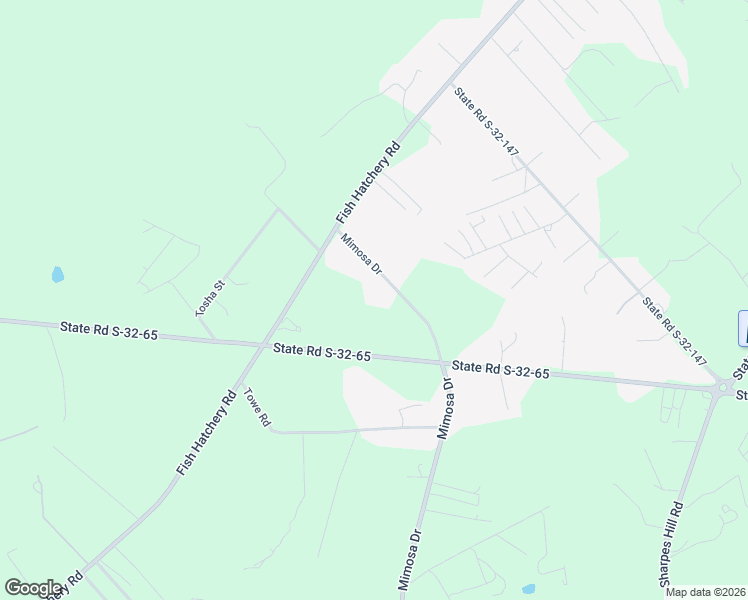 map of restaurants, bars, coffee shops, grocery stores, and more near 136 Mimosa Drive in Gaston