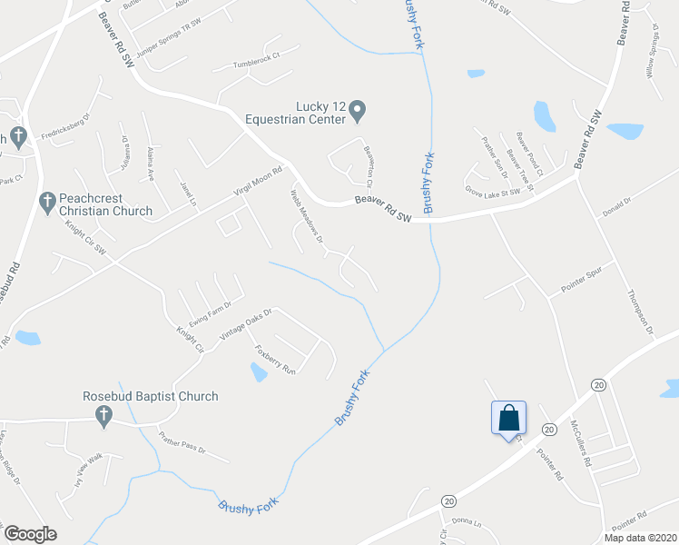 map of restaurants, bars, coffee shops, grocery stores, and more near 1311 Webb Farm Lane in Loganville