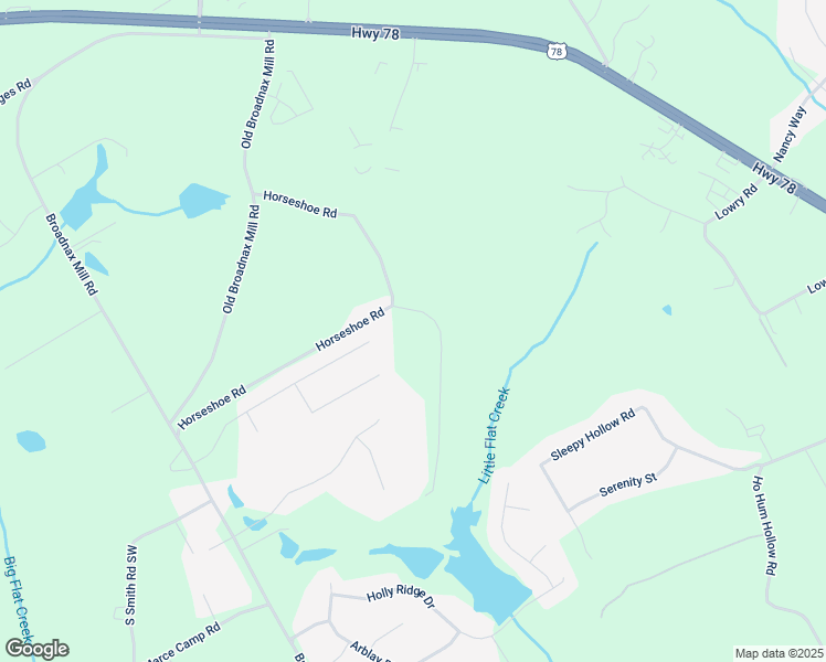 map of restaurants, bars, coffee shops, grocery stores, and more near 2781 Carter Lane in Loganville