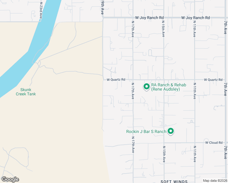 map of restaurants, bars, coffee shops, grocery stores, and more near 1739 West Maddock Road in Phoenix