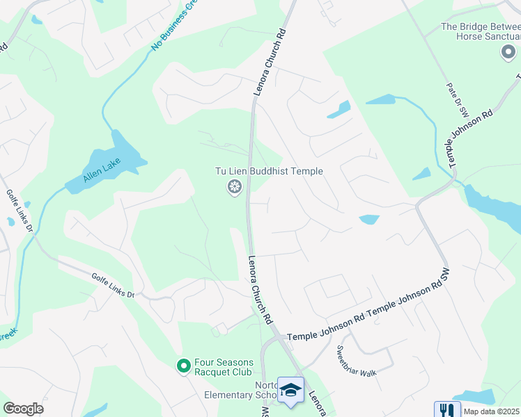 map of restaurants, bars, coffee shops, grocery stores, and more near 2948 Sagewood Drive in Snellville
