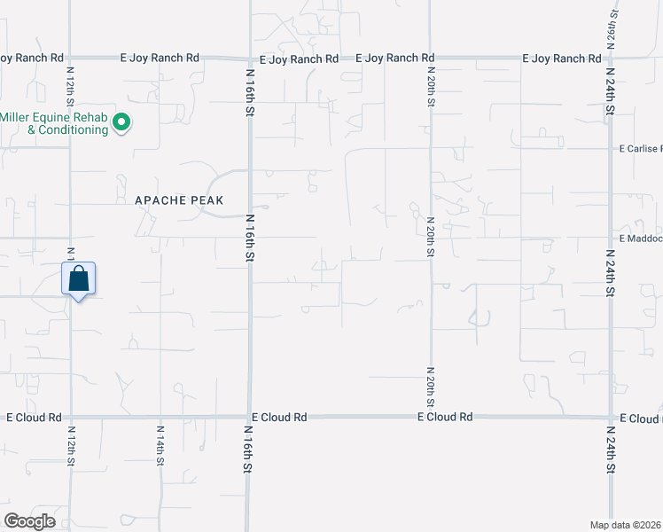 map of restaurants, bars, coffee shops, grocery stores, and more near 36919 North 17th Place in Phoenix