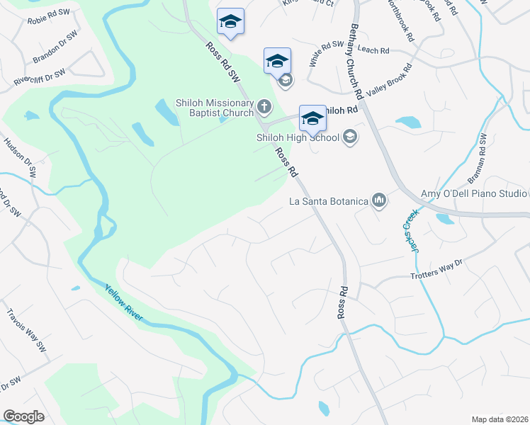 map of restaurants, bars, coffee shops, grocery stores, and more near 4407 Rebel Court in Snellville