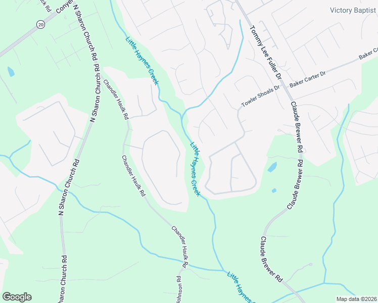 map of restaurants, bars, coffee shops, grocery stores, and more near 213 Chandler Walk in Loganville