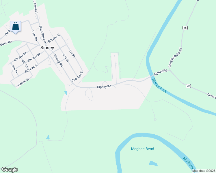 map of restaurants, bars, coffee shops, grocery stores, and more near 4692 Sipsey Road in Empire