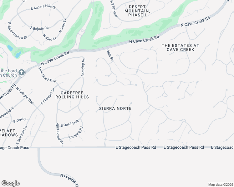 map of restaurants, bars, coffee shops, grocery stores, and more near 9788 East Lofty Point Road in Scottsdale