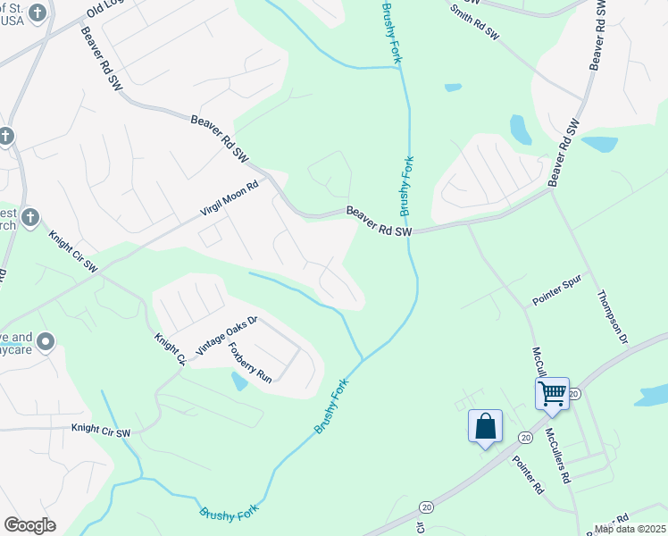 map of restaurants, bars, coffee shops, grocery stores, and more near 1230 Webb Farm Lane in Loganville