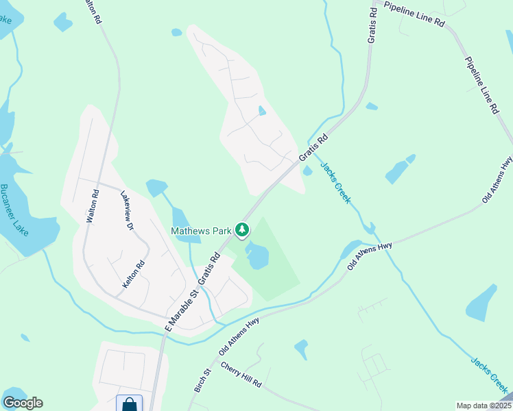 map of restaurants, bars, coffee shops, grocery stores, and more near Marable Street in Monroe