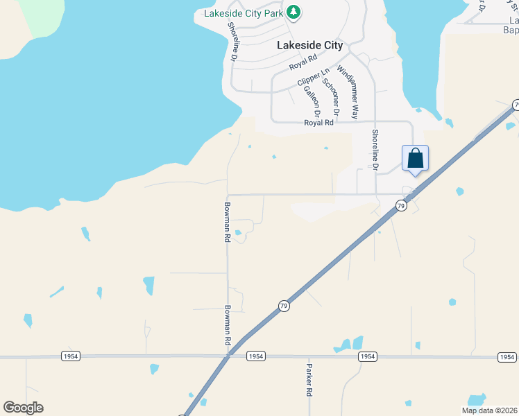 map of restaurants, bars, coffee shops, grocery stores, and more near 633 Bowman Road in Wichita Falls