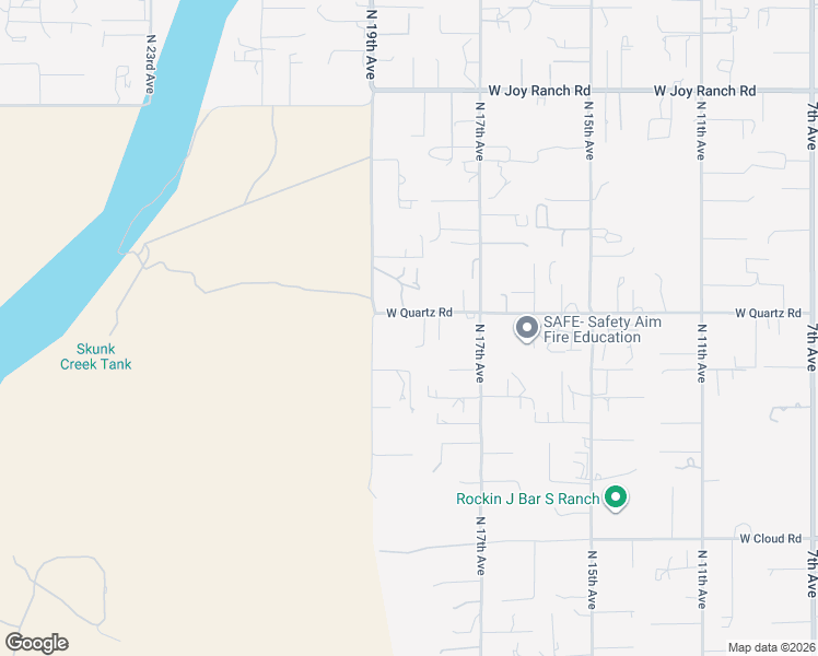 map of restaurants, bars, coffee shops, grocery stores, and more near 1747 West Maddock Road in Phoenix