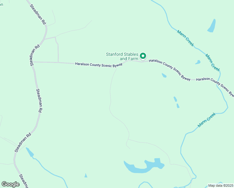 map of restaurants, bars, coffee shops, grocery stores, and more near 120 McGinnis Road in Tallapoosa
